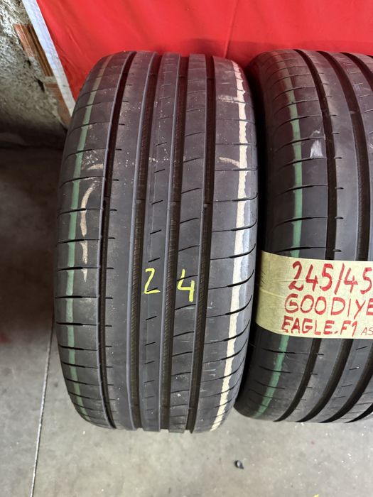 Pneus 245/45/18 Goodiyear Todos Iguais Impecaveis