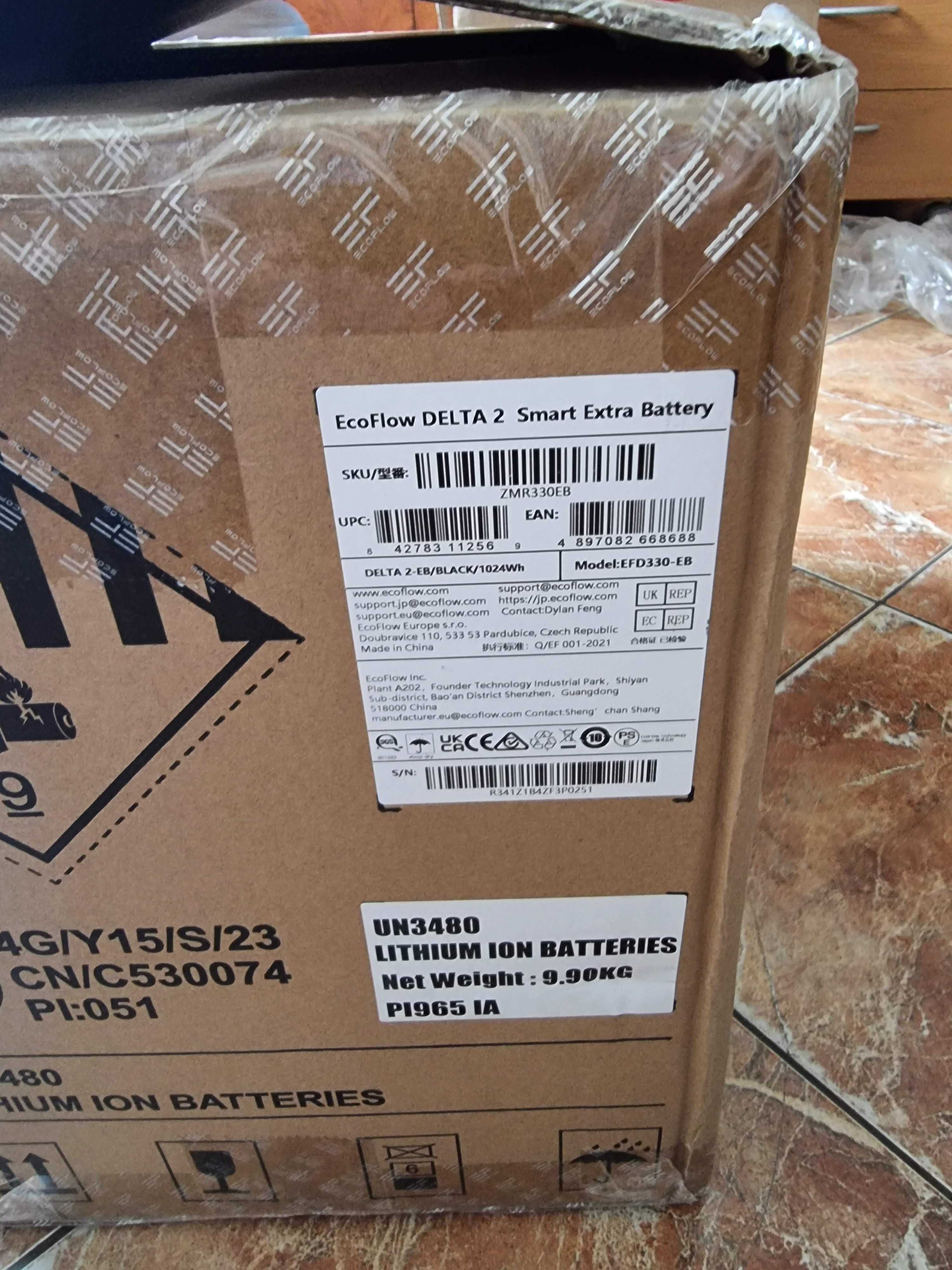 Додаткова батарея EcoFlow Delta 2 Extra Battery 1024Wh в наявності Киї