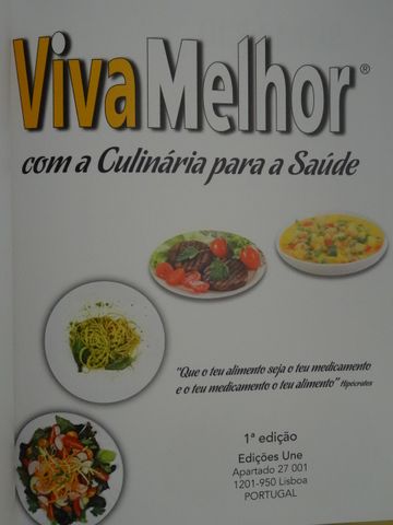 Viva Melhor Com a Culinária Para a Saúde