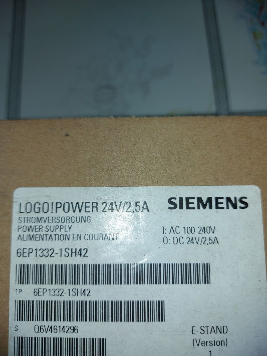 Zasilacz LOGO SIEMENS 24V/2,5A 6EP1332-1SH42