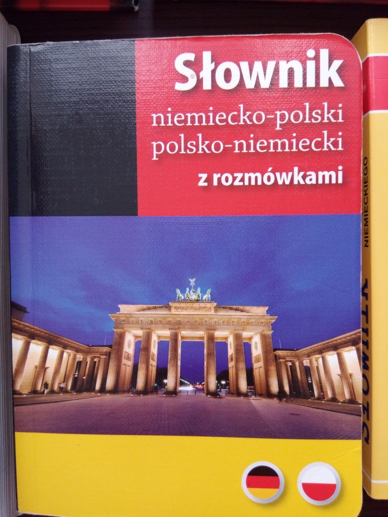 Słowniki polsko-niemieckie 3 szt. różne