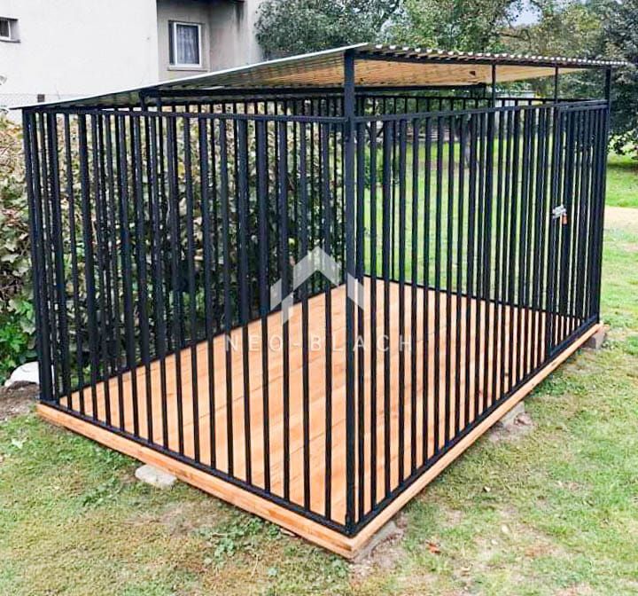 Kojec dla Psów 3x2,5m - Drewniana podłoga NB180 OLX