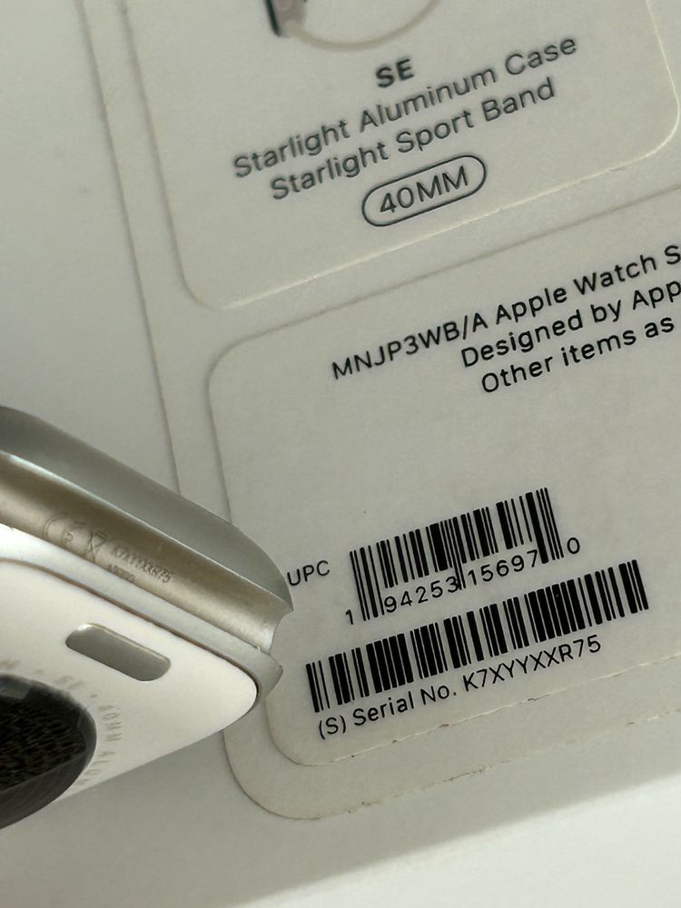 APPLE Watch SE 2gen GPS 40mm koperta z aluminium MNJP3WB/A A2722 FV23%