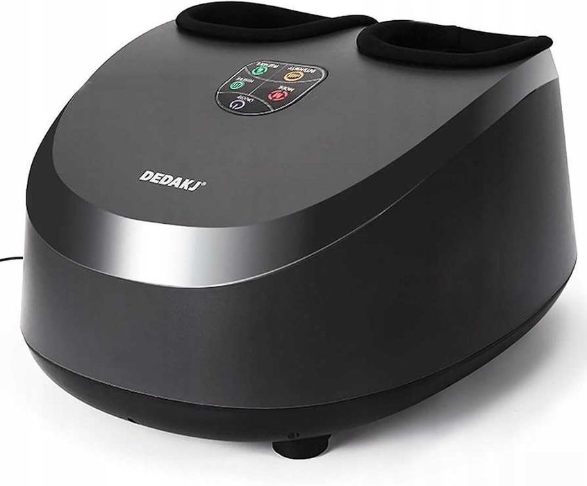 DEDAKJ DE-MF01 masażer do stóp programy masażu podgrzewanie czarny