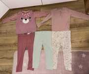 Zestaw body bluzki legginsy 92
