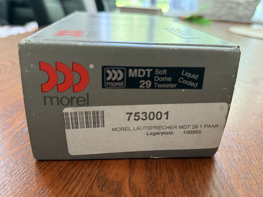 MOREL MDT 29 głośniki wysokotonowe