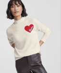 Sweter półgolf 100% kaszmir Charter Club rozmiar S