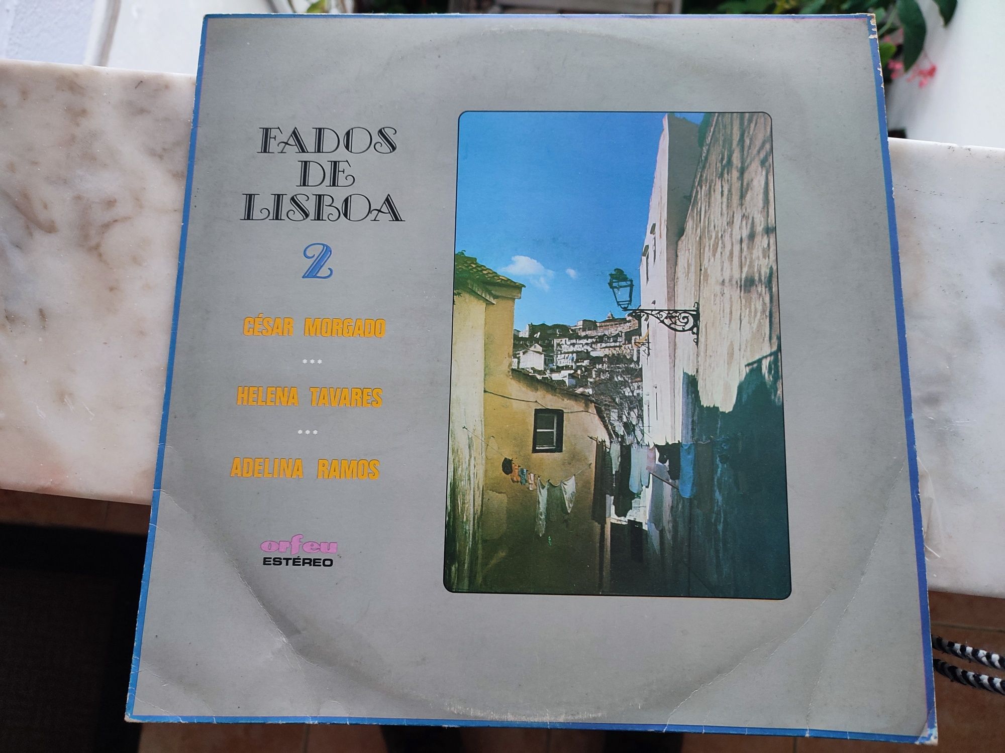Vinils LP vintage de música tradicional portuguesa