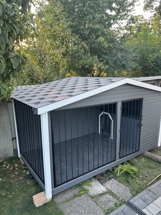 Величезний вольєр для собаки і котиків буда утеплена будка