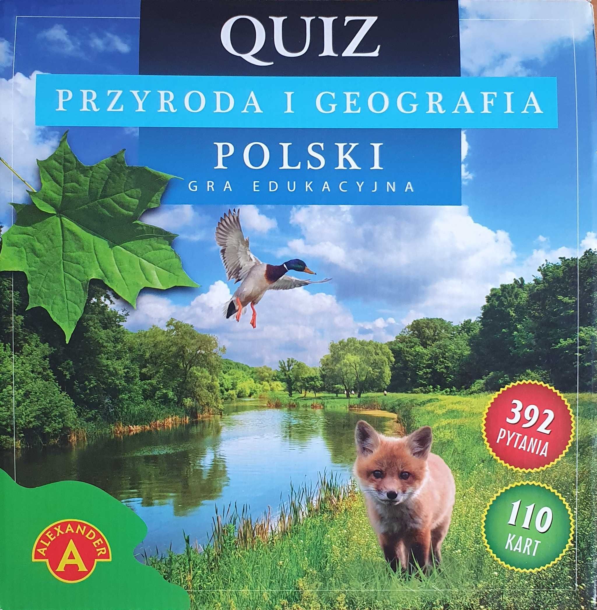 Gra edukacyjna -  Przyroda i geografia Polski quiz