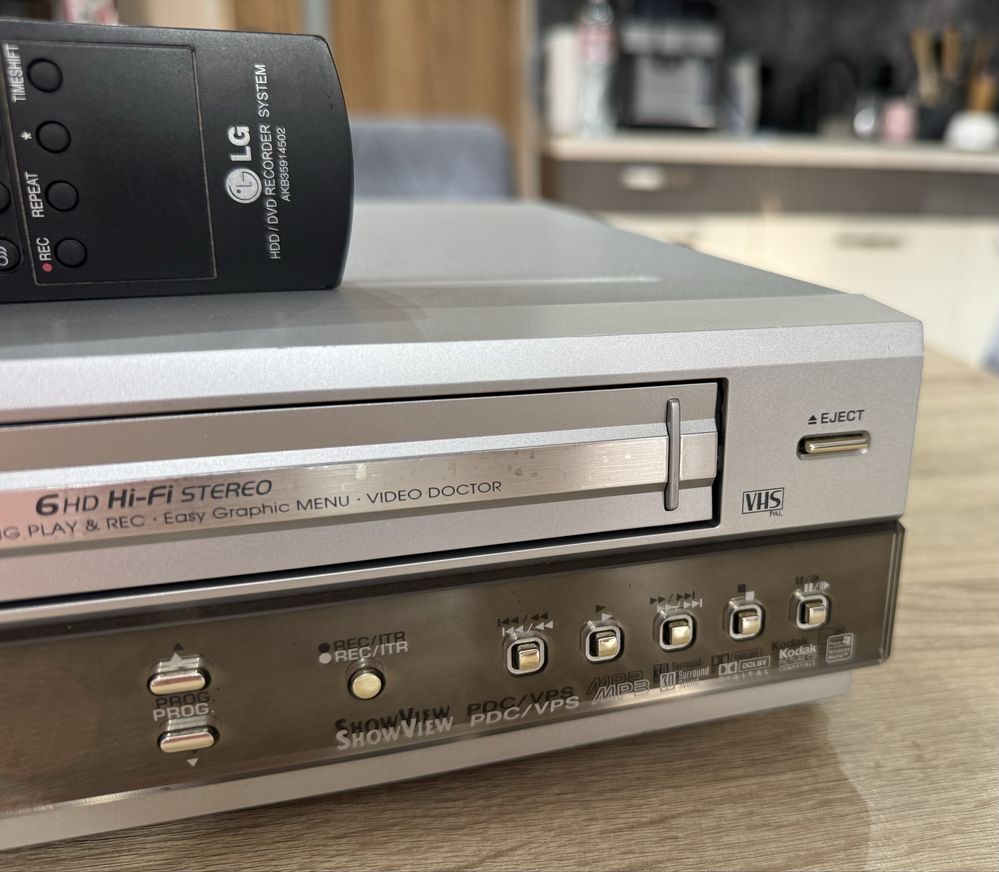 LG DVC5936 #Magetowid VHS DVD #Combo #6HD #Hi-Fi Stereo #Pilot