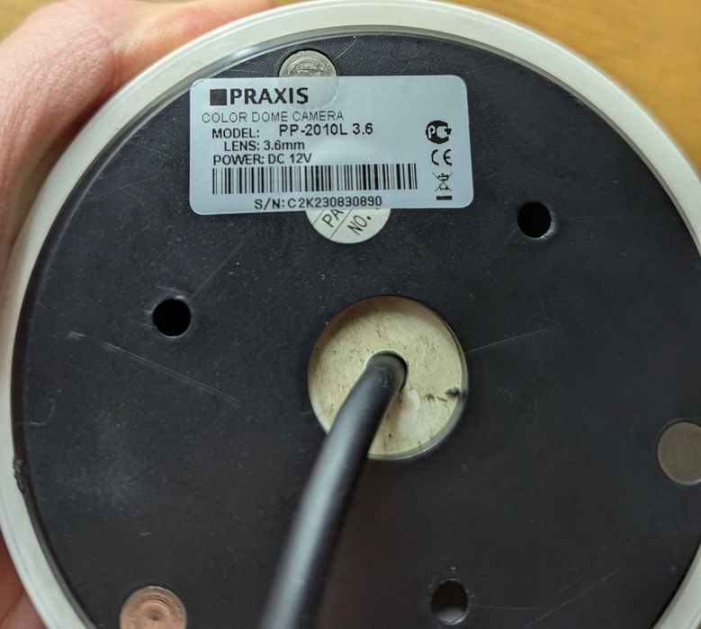 Камера наблюдения аналоговая Praxis PP-2010L 3.6