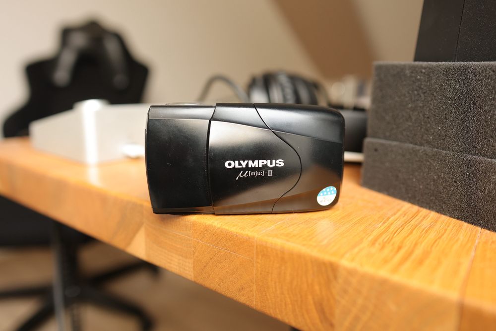 Olympus mju ii плівкова фотокамера