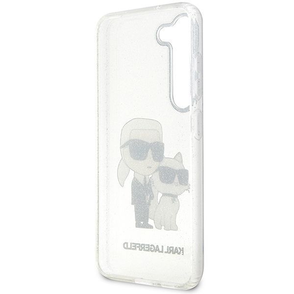 Etui Karl Lagerfeld dla Samsung Galaxy S23 - Przeźroczysty Glitter