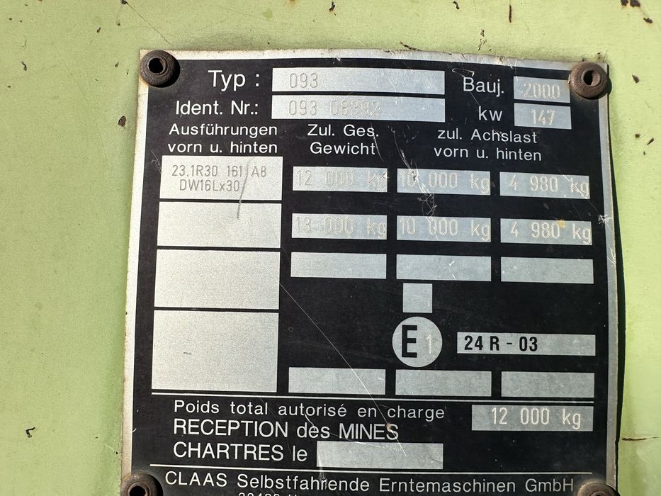 CLAAS dominator 98 vx