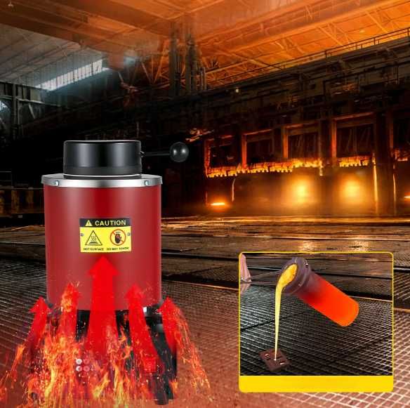 Profesjonalny Piec do Topienia Metalu 1750W