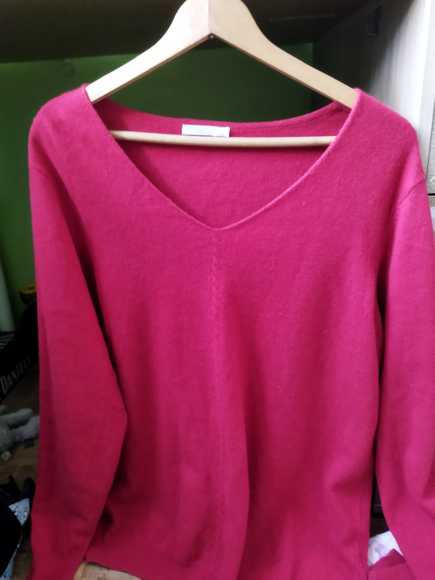 Sweter wełniany kaszmirowy 36-38-40 Diane Laury