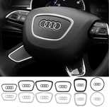 Хром накладка рамка антихром на руль эмблема Audi