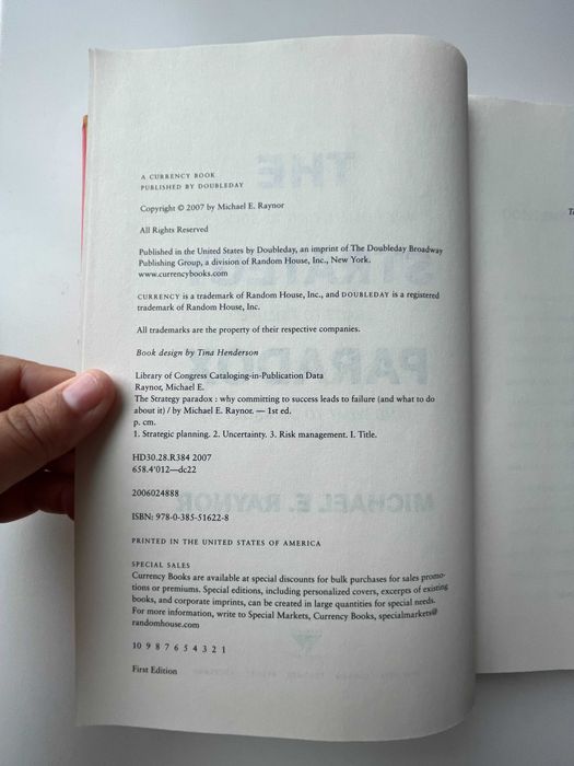 The Strategy Paradox: Why Committing to Success Leads to Failure