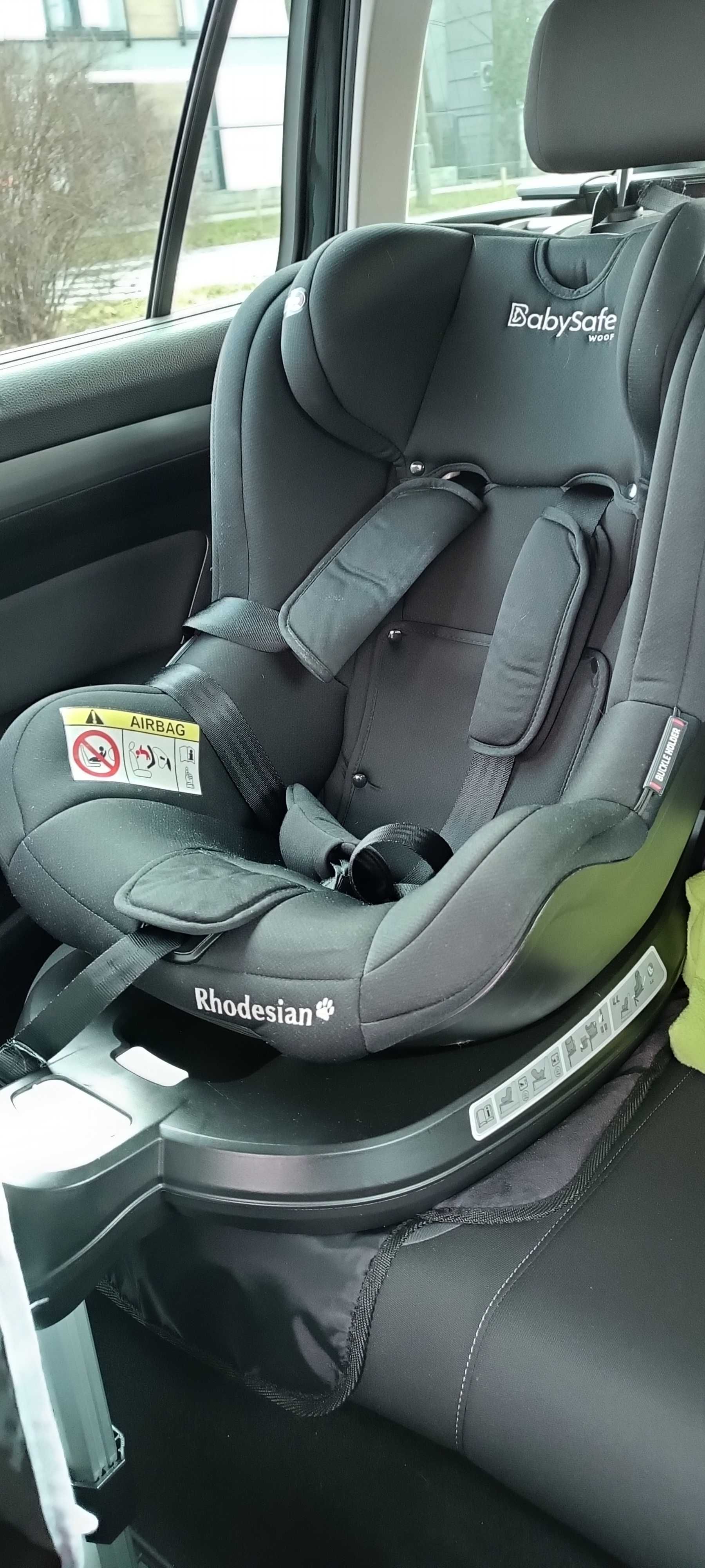 Fotelik 360° BABYSAFE Rhodesian  0-18 kg z bazą