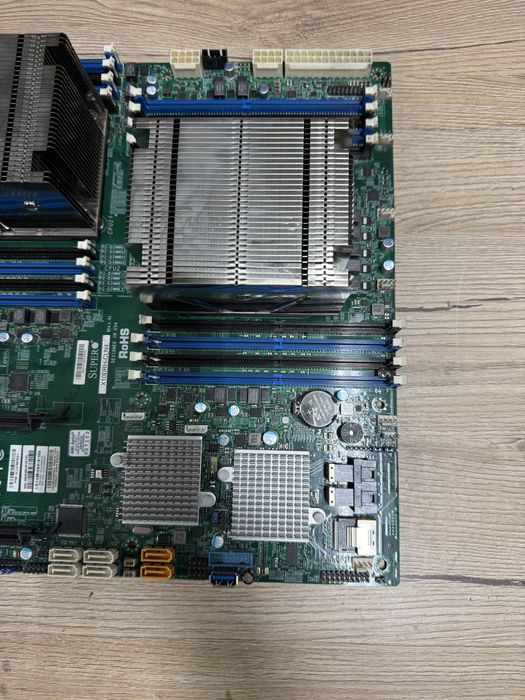 Серверна плата Supermicro X10DRH-CLN4 + 2× Xeon E5-2620 v4