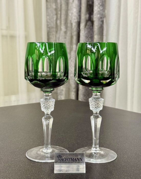 Хрустальные фужеры для вина Nachtmann серия Antika GDR Германия