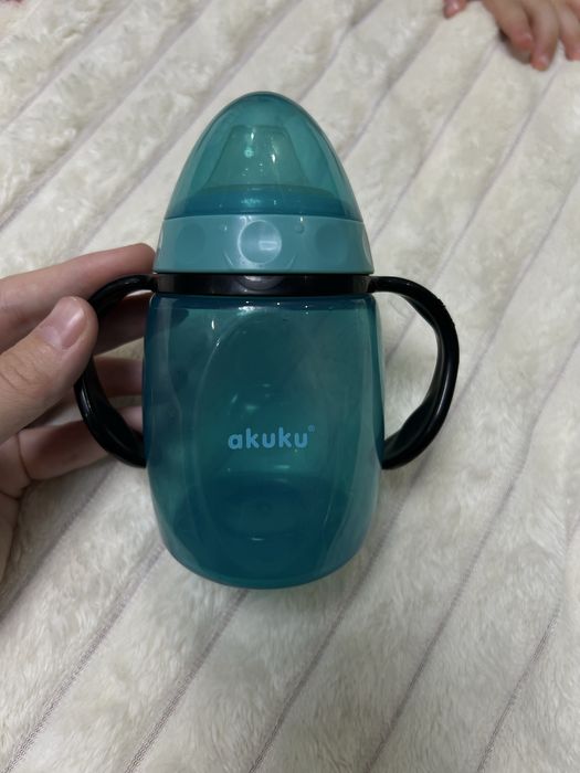 Поїльник дитячий з трубочкою, поїльник непроливайка