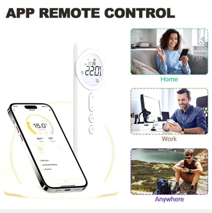 Беспроводной wi-fi термостат, терморегулятор для газового котла