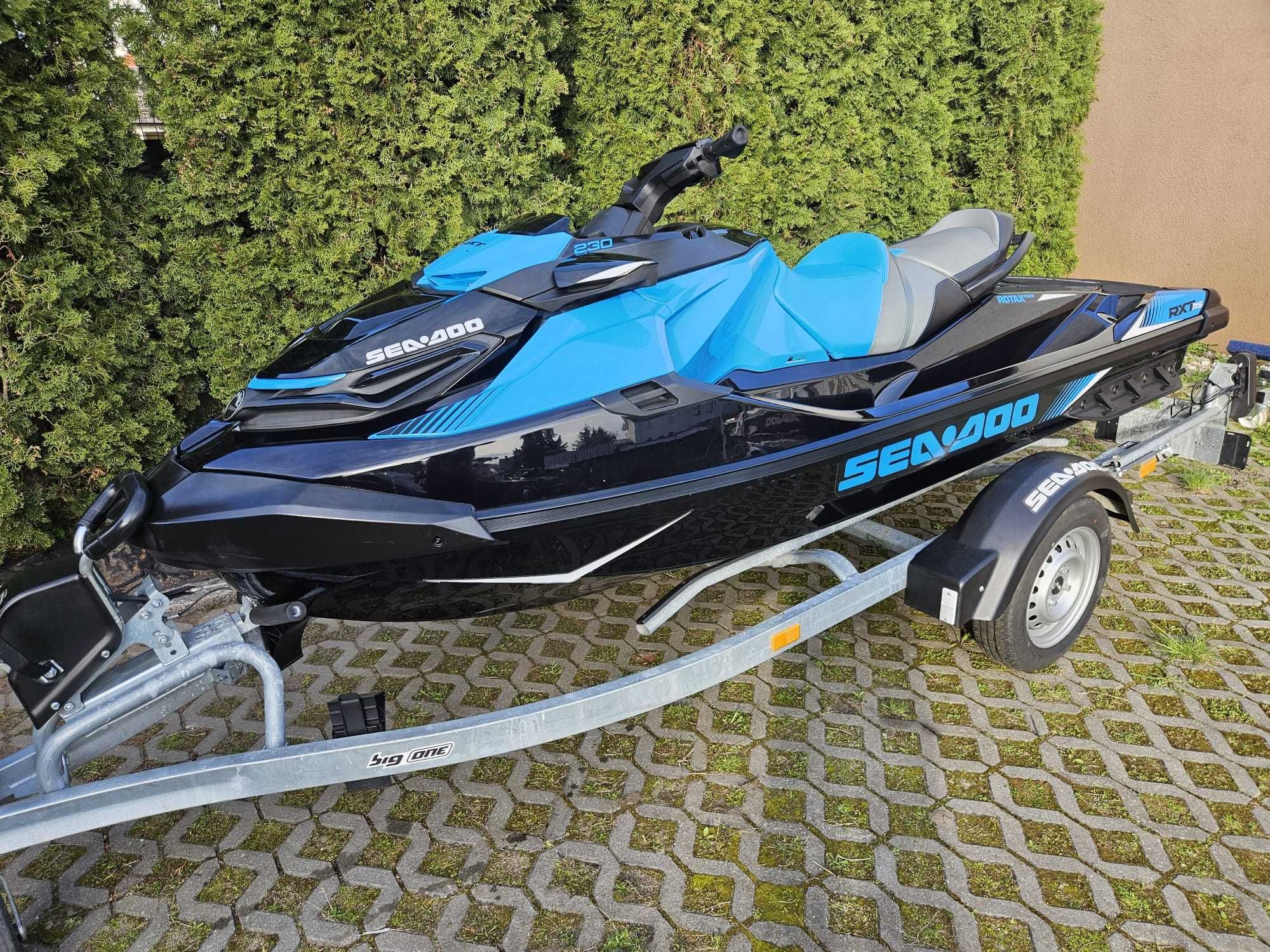 Skuter wodny Sea-Doo RXT 230 RS 2018, 70 hr, idealny, przyczepka!