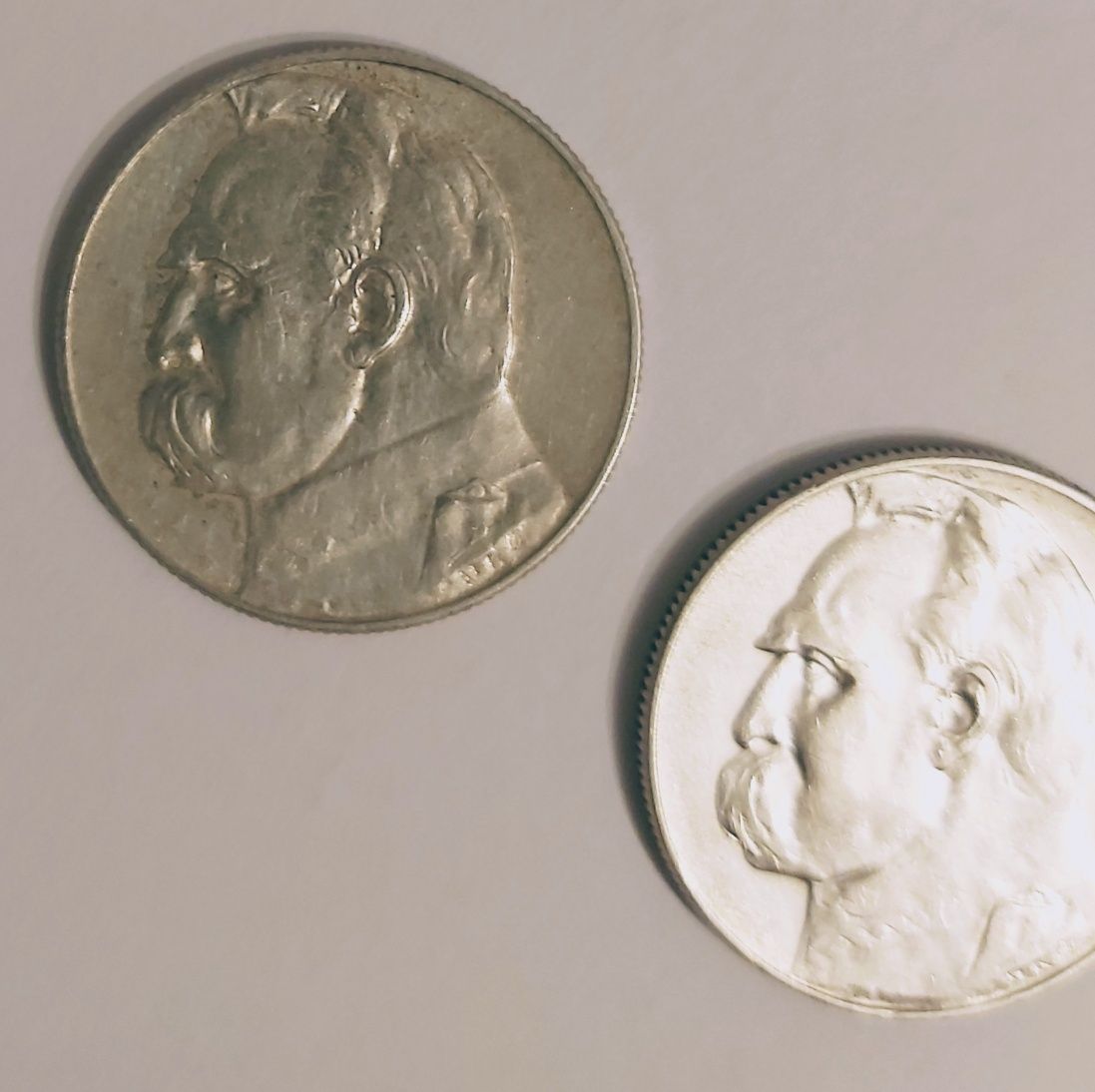 2 x 5zł J.Piłsudski II RP. Srebrna moneta 1936r 2szt.