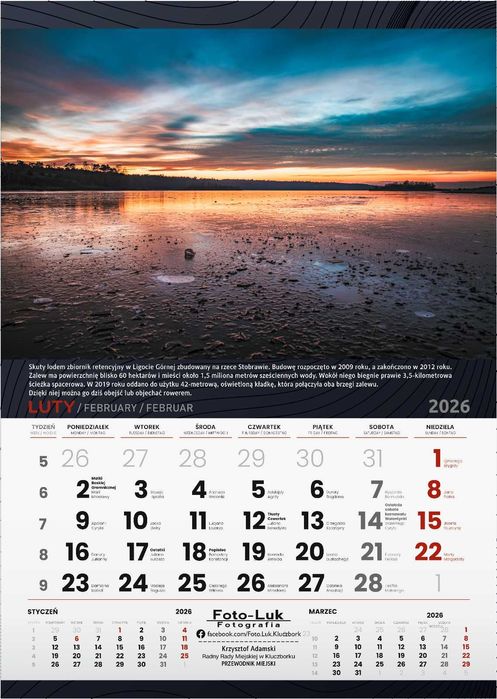 Kalendarz Kluczbork 2026 – Nocne Oblicze Miasta