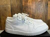 Białe Skórzane Buty sportowe  Nike air Jordan 1 Low 49,5