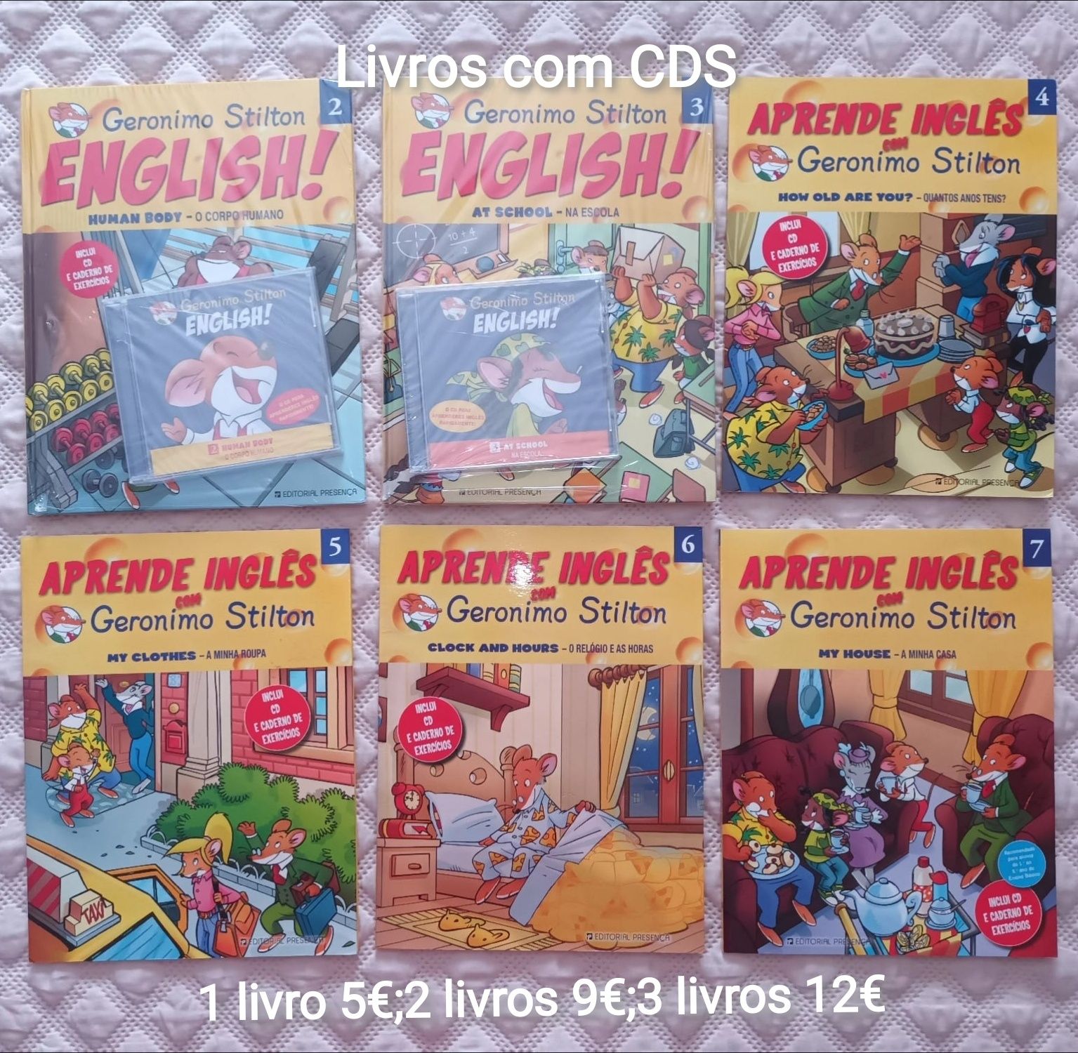 100 livros Geronimo Stilton- NOVOS para oferecer -Portes grátis-Parte