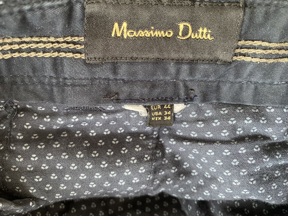 Calças azuis escuras Massimo Dutti, tam 44