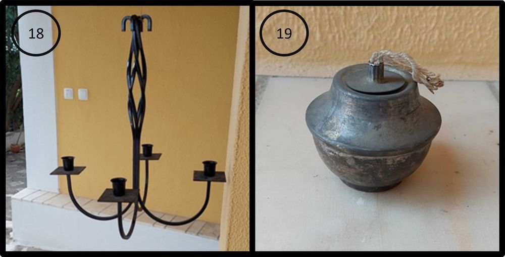 Candeeiros antigos com história