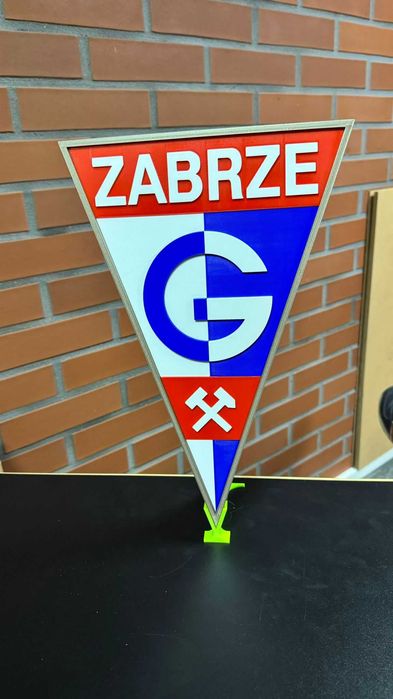 Druk 3D logo Herb Legia, Górnik, Piast, Ekstraklasa itp