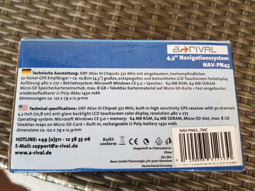 GPS-навигатор Arrival Nav-Pn43