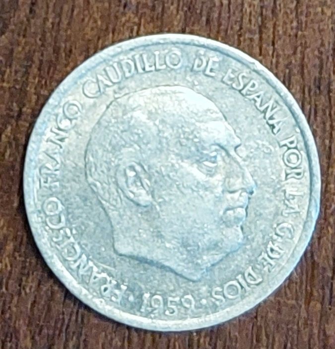 Moeda - 10 cêntimos de Peseta (Francisco Franco) - 1959