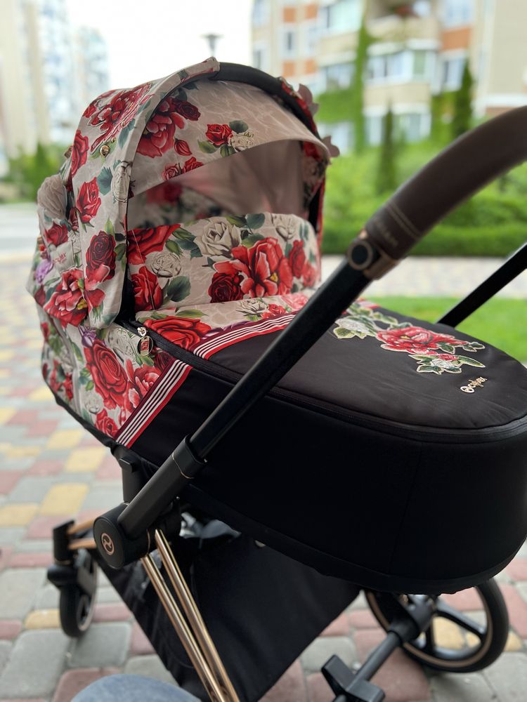 Продам коляску Cybex Priam Spring Blossom Light 3в1