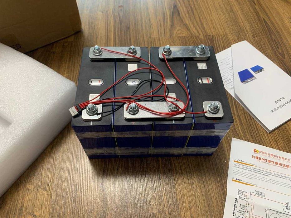 Комплект 4 нових LifePO4 3.2V 100ah комірки + BMS плата