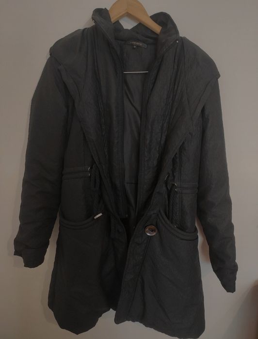 Blusão comprimido preto