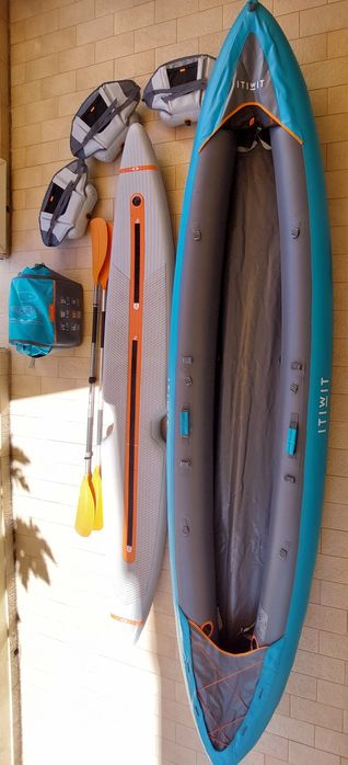 Kayak insuflavel c/ fundo dropstitxh ITIWIT X100+ 3 L