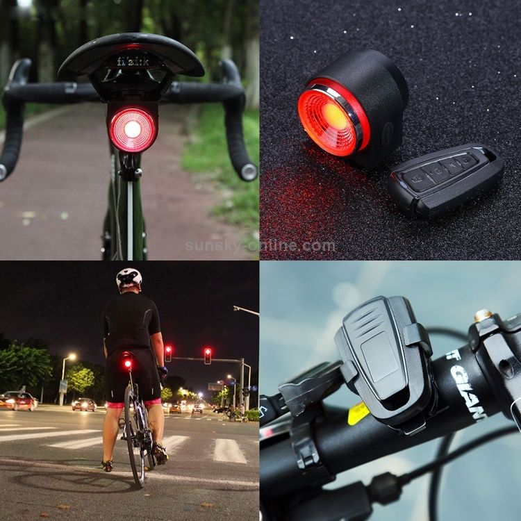 Led traseiro com alarme com comando remoto