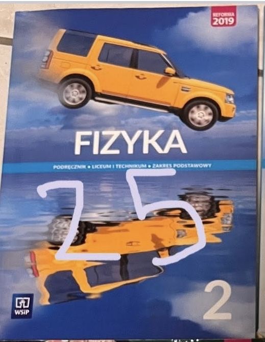 Fizyka 2 klasa,2019