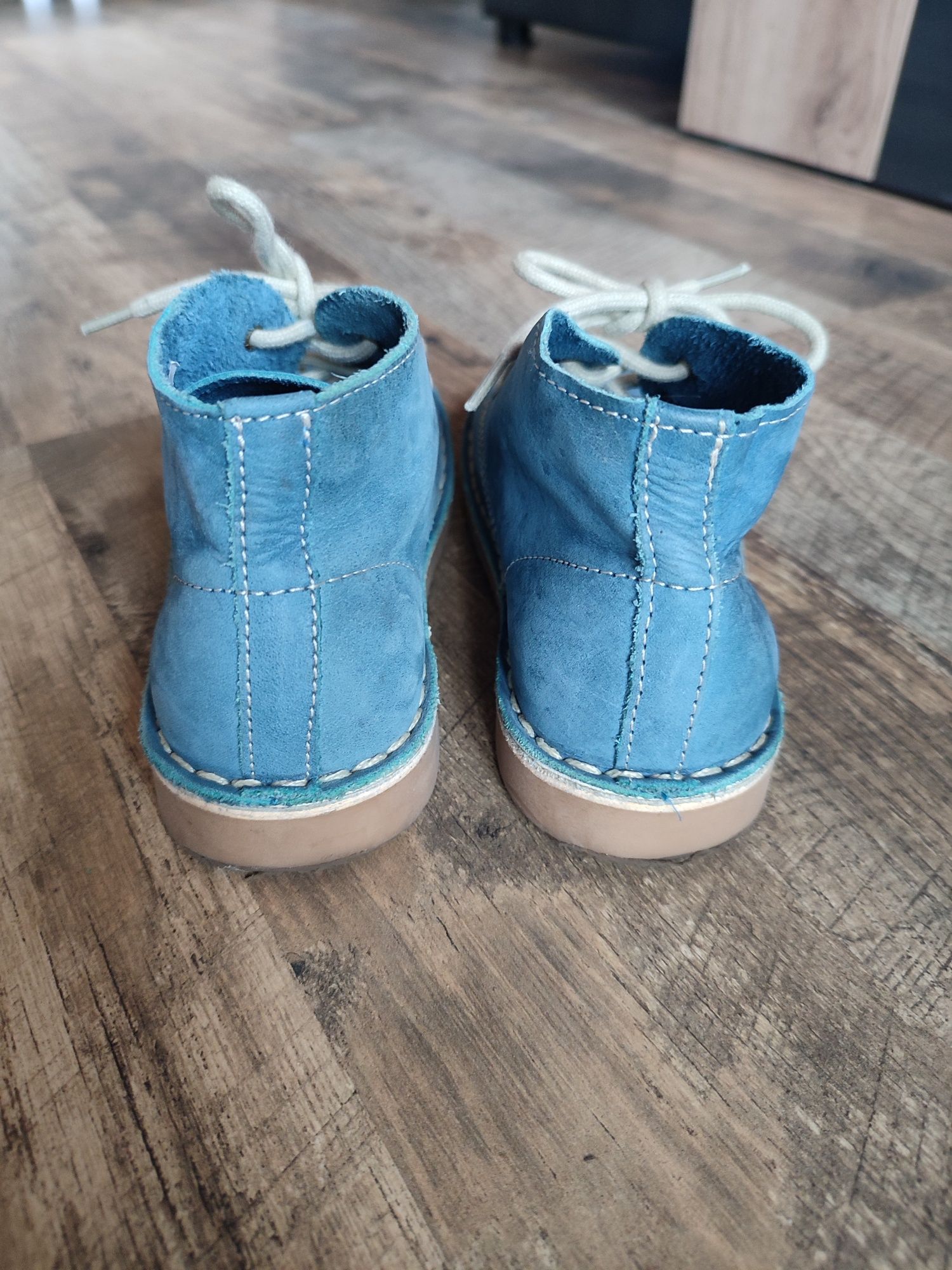 Buty trzewiki przejściowe skórzane 30