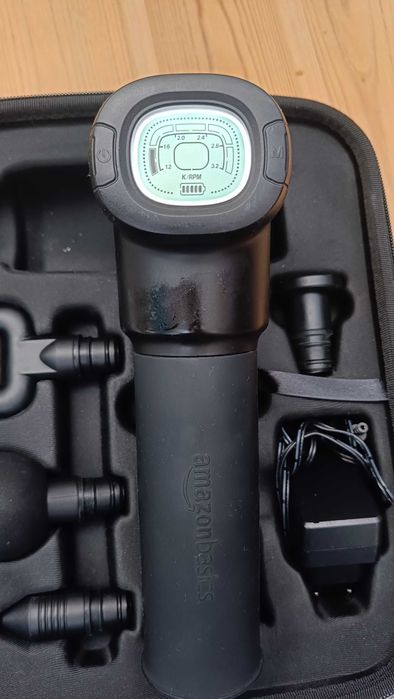 Pistolet MASAŻER masaż amazon basics T4-269 czarny