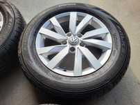[L22] Koła letnie 16 Cali 5x112 Continental 215/60/16 VW Passat Oryg