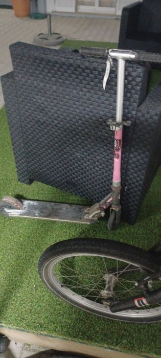 Bicicleta "BMX" + Trotinete flexível + trotinete criança