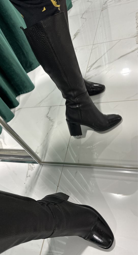 Сапоги женские натуральная кожа Carlo Pazolini Ecco Bally Baldinini