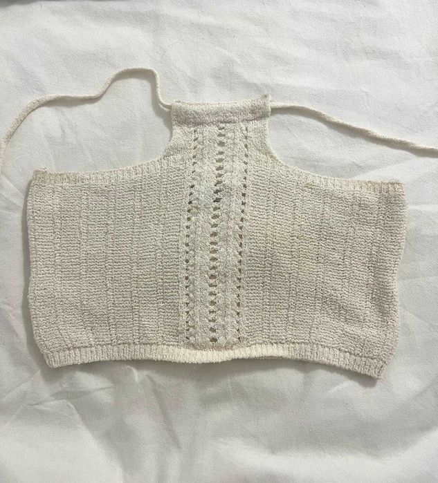 top em malha de verão da pull e bear em perfeito estado